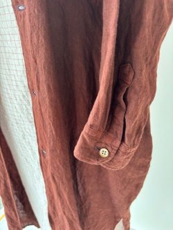 画像6: ゴーシュ　66/1リネン　シャツワンピース