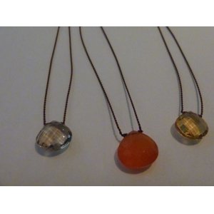 画像: Margaret Solow  Faceted Stone Necklace