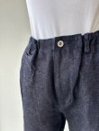 画像5: ゴーシュ　コットンリネンセルベッジデニム　８分丈テーパードパンツ