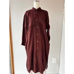 画像: ゴーシュ　66/1リネン　シャツワンピース