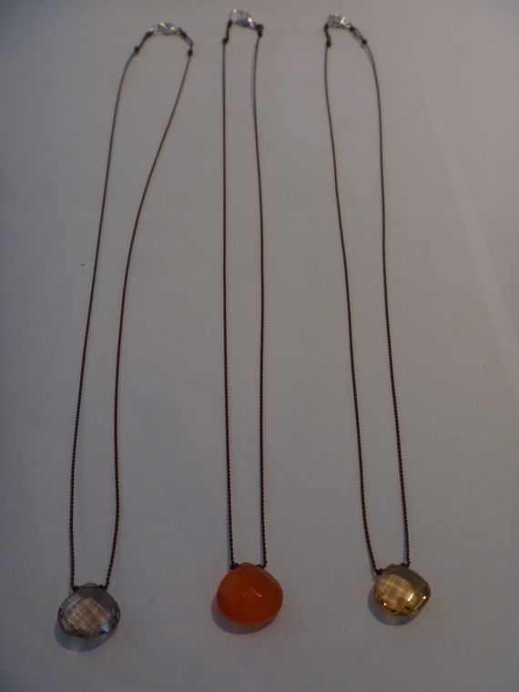 画像2: Margaret Solow  Faceted Stone Necklace